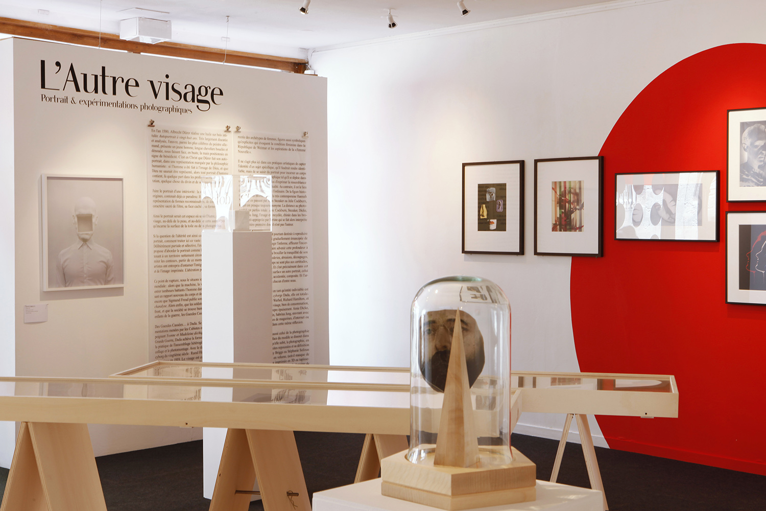 vue d'exposition lautre visage au centre photographique rouen normandie, juin octobre 2016 1