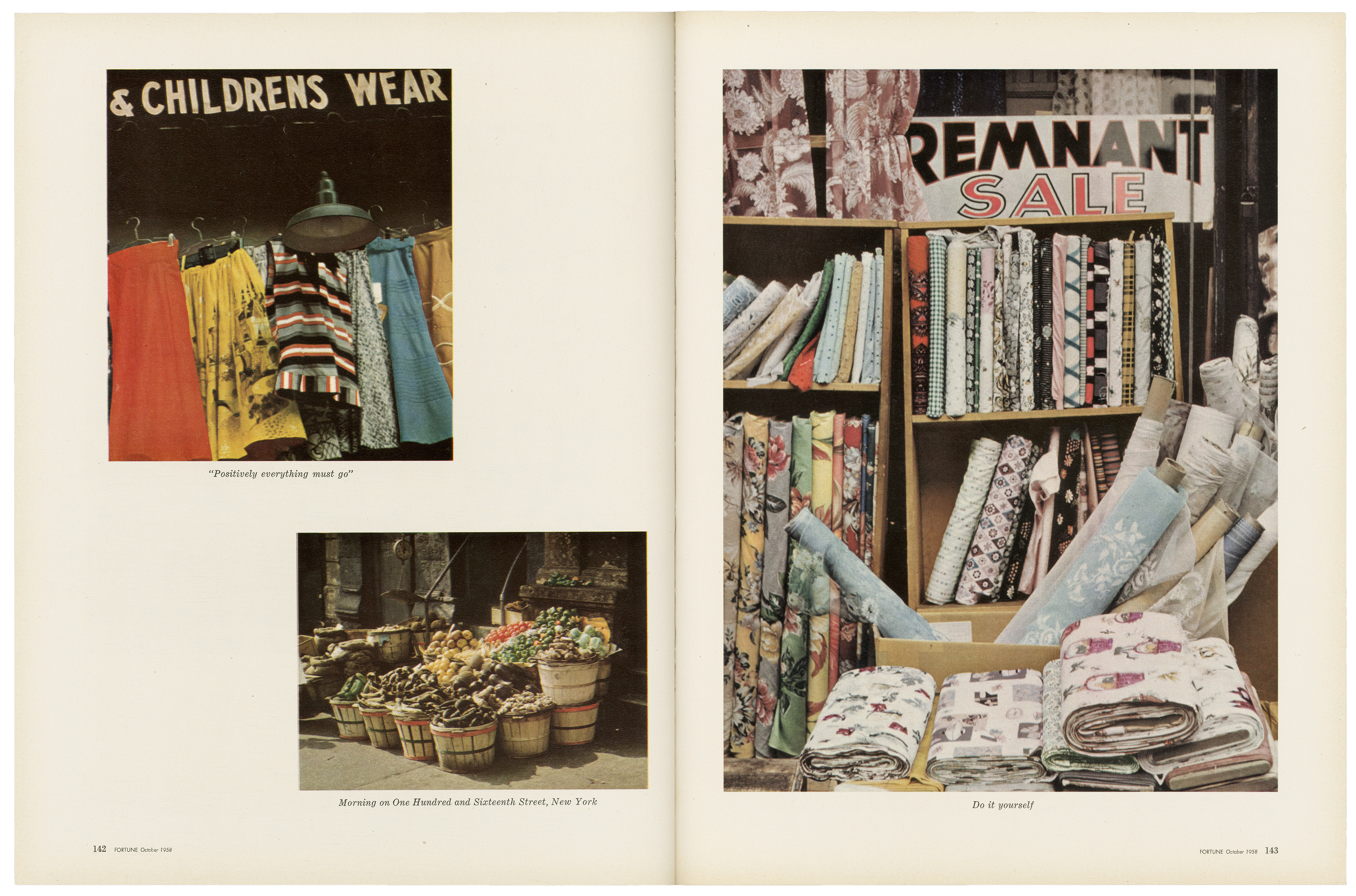 Walker Evans, «The Pitch Direct», Fortune, octobre 1958.  Courtesy du Metropolitan Museum of Art, New York