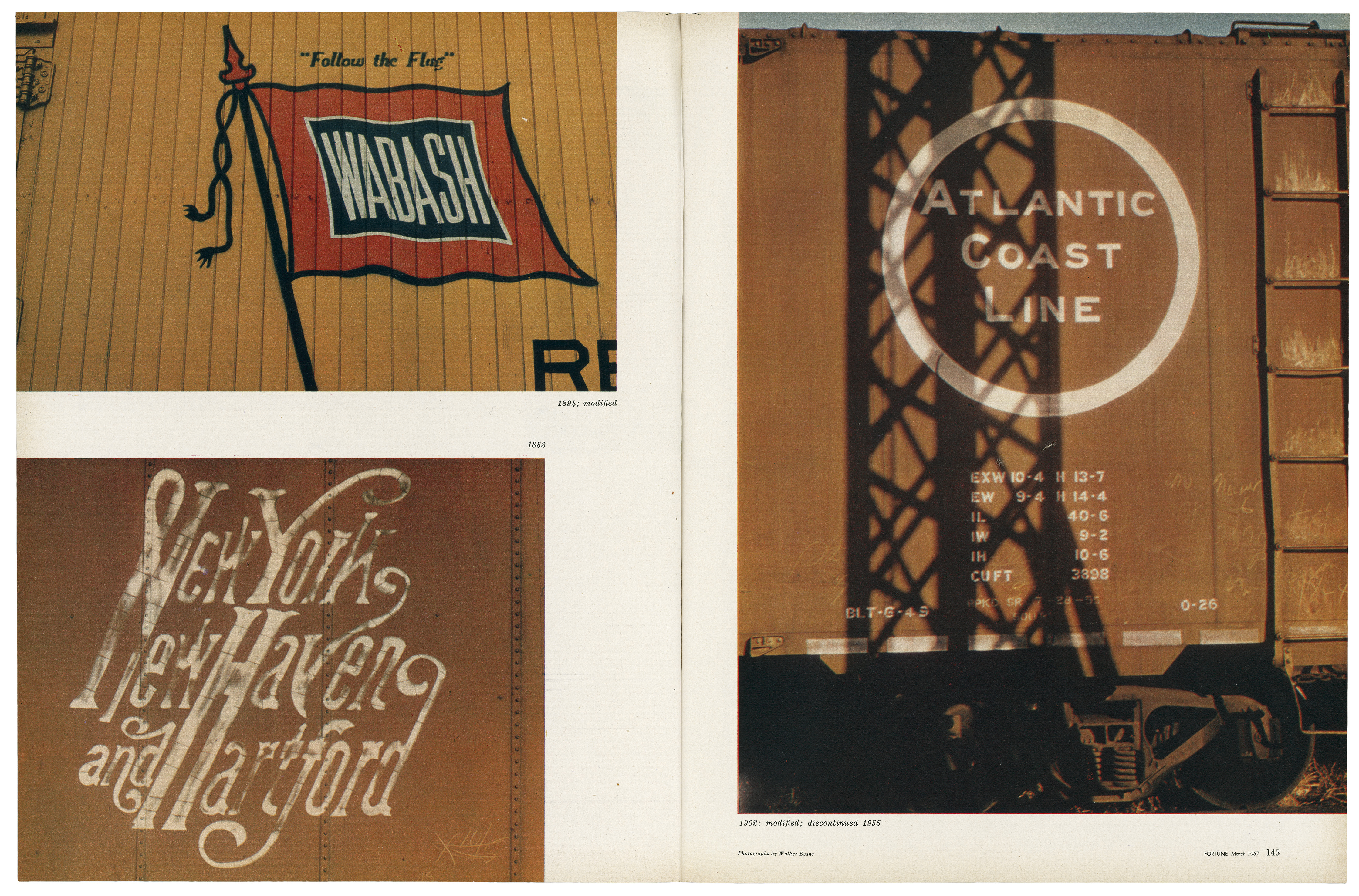 Walker Evans, «Before They Disappear», Fortune, mars 1957. Courtesy du Metropolitan Museum of Art, New York