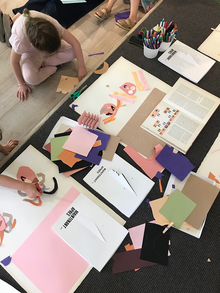 Atelier pour enfants Maintenant et apres par Sophie Grassart Tigre 2