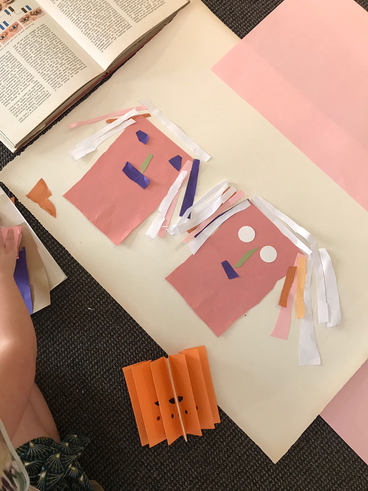 Atelier pour enfants Maintenant et apres par Sophie Grassart Tigre 3