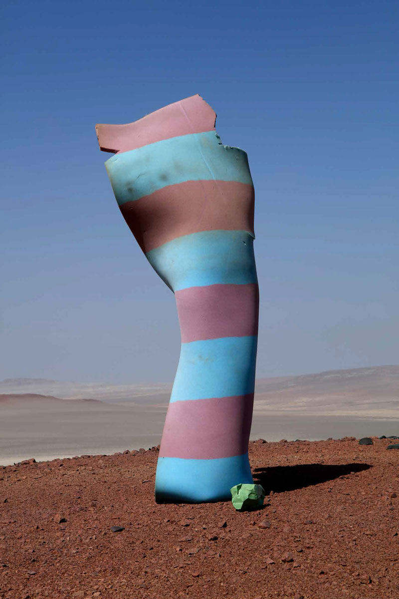 Lorenzo Vitturi, Foam, Green Cotisso, Body in Paracas, Caminantes, 2019