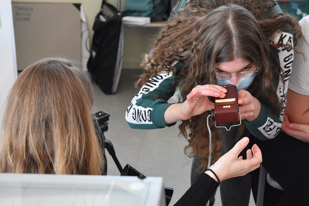 Vue d'atelier, Jeanne Dubois-Pacquet, Gabrielle Schaff, À mon image, de l’autoportrait à l’autofiction, Au Lycée Anguier (Eu) et au Lycée professionnel agricole (Neufchâtel-en-Bray), septembre 20204