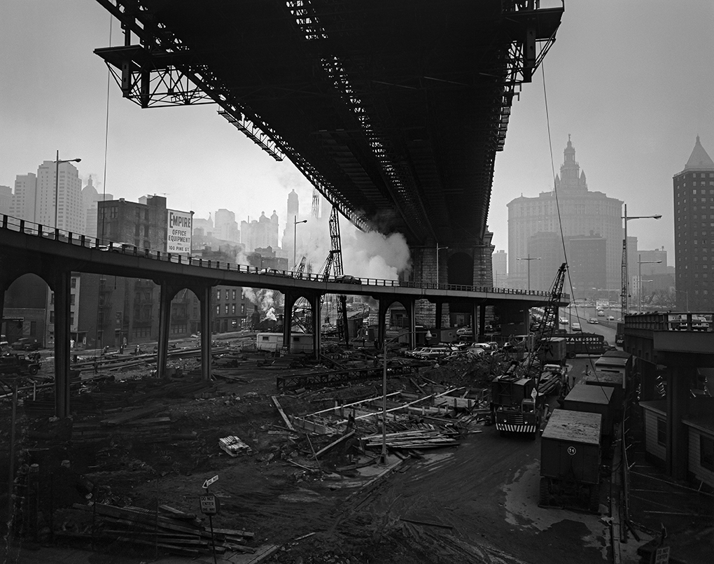 Evelyn Hofer, View from FDR Drive Downtown, 1964