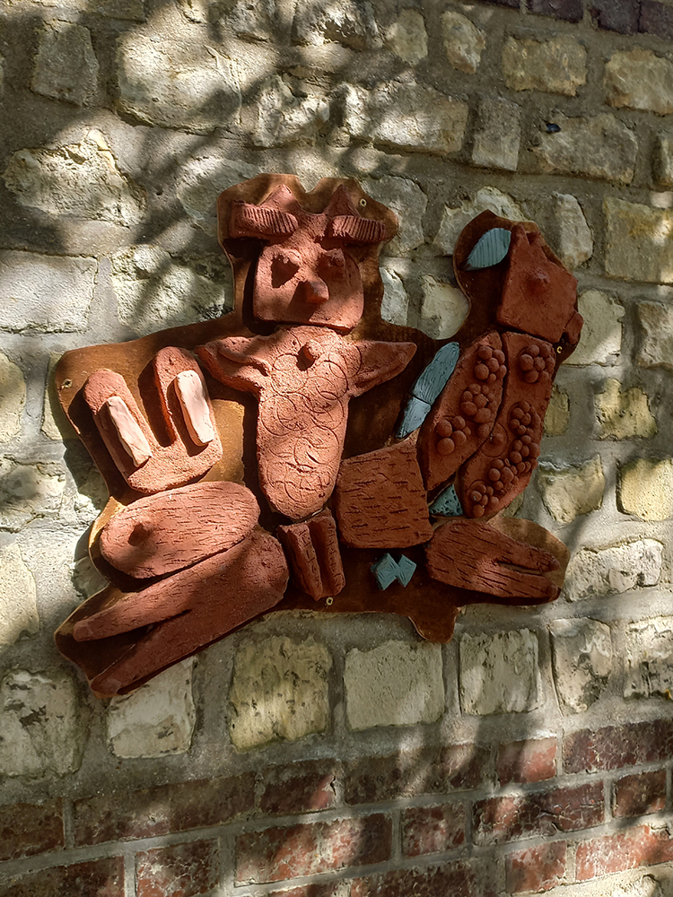 Baptiste Rabichon, Marion Dutoit, Vue d'atelier Jungle à l’école Marie Duboccage, Jardin Saint Sever, 202112