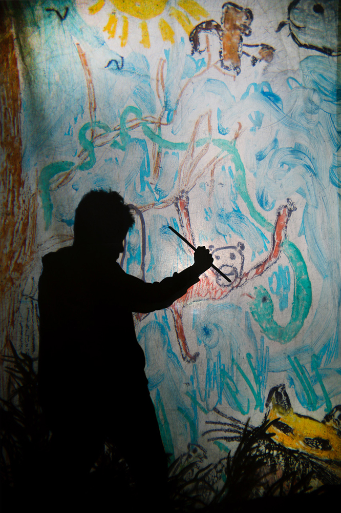 Baptiste Rabichon, Marion Dutoit, Vue d'atelier Jungle à l’école Marie Duboccage, Jardin Saint Sever, 20213