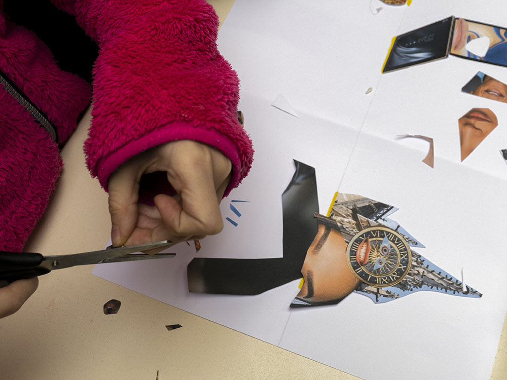 Damien Monteau, Vue d'atelier Troca à l’école Pépinières St-Julien (Rouen), Escola Básica da Glória (Aveiro – Portugal), 202213