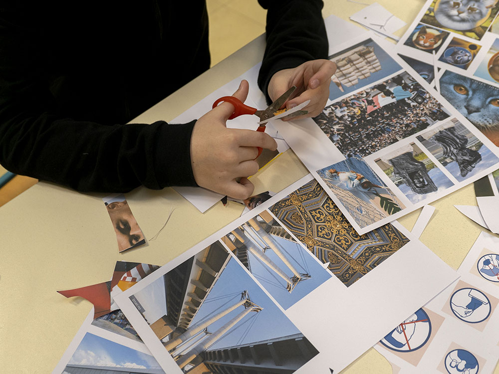 Damien Monteau, Vue d'atelier Troca à l’école Pépinières St-Julien (Rouen), Escola Básica da Glória (Aveiro – Portugal), 20222