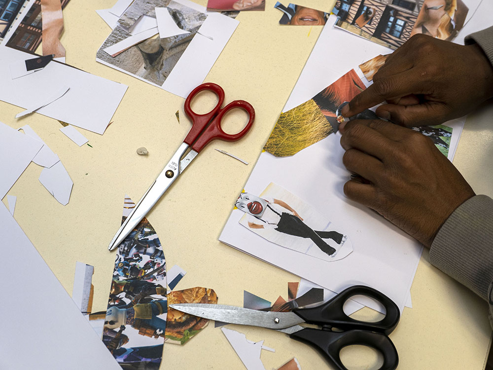 Damien Monteau, Vue d'atelier Troca à l’école Pépinières St-Julien (Rouen), Escola Básica da Glória (Aveiro – Portugal), 20223