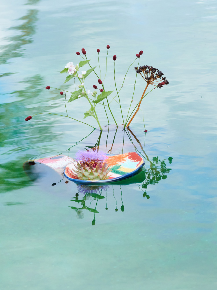 Vue d'atelier, Marion Maimon, Héloïse Bariol, Support : Surface, Au Jardin des plantes (Rouen), mai 20215