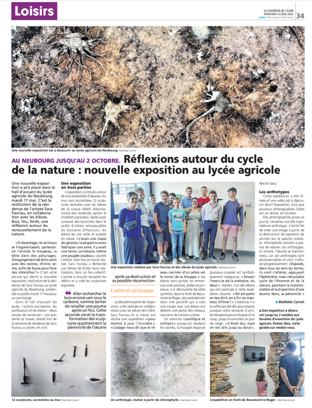 article Courrier de l'Eure