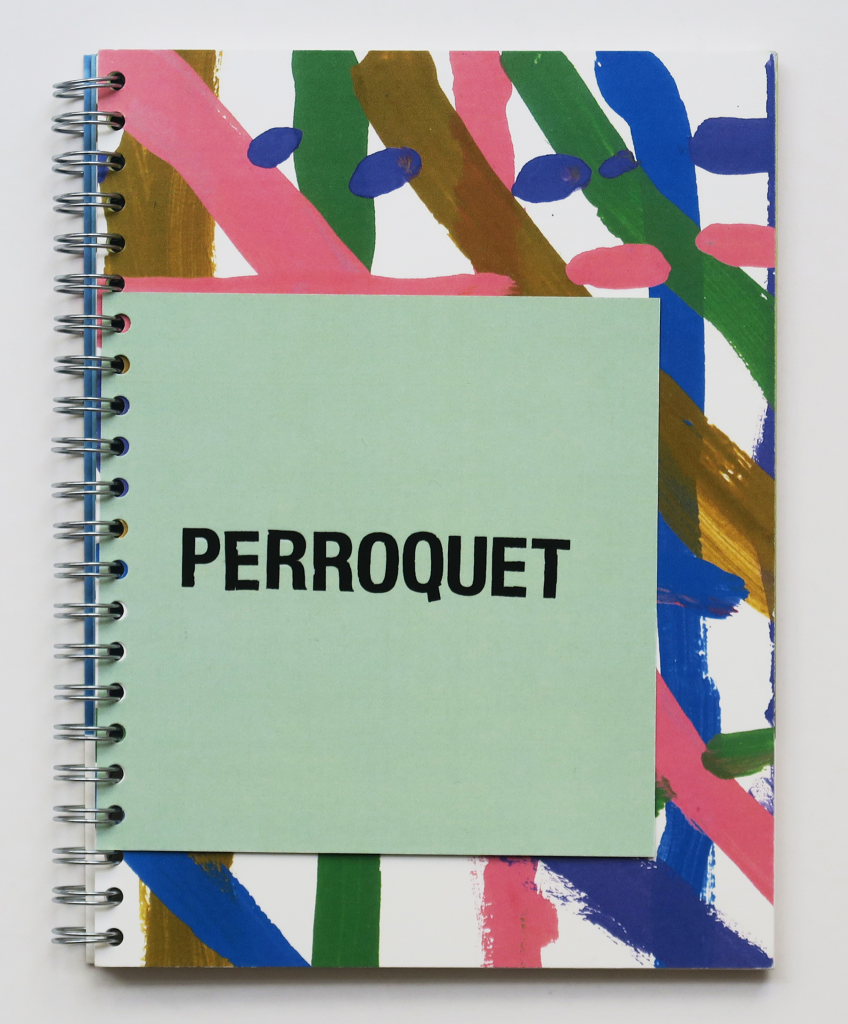 édition de petit format à spirale réalisée à l’occasion de ce projet