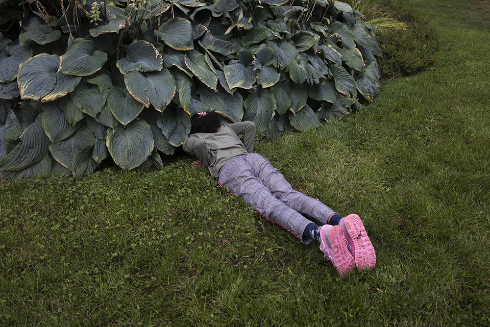 Coline Jourdan, Anaïs Boileau, Pauline Hisbacq, Nolwenn Brod, Vue d'atelier Les beaux jours au jardin Saint-Sever à Rouen, 20221