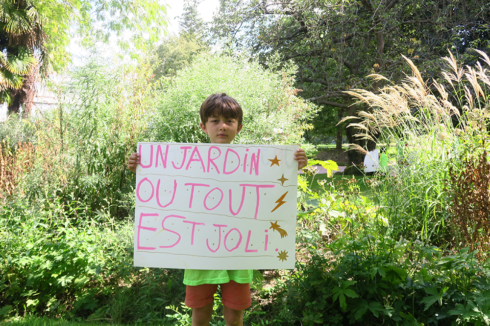 Coline Jourdan, Anaïs Boileau, Pauline Hisbacq, Nolwenn Brod, Vue d'atelier Les beaux jours au jardin Saint-Sever à Rouen, 202218