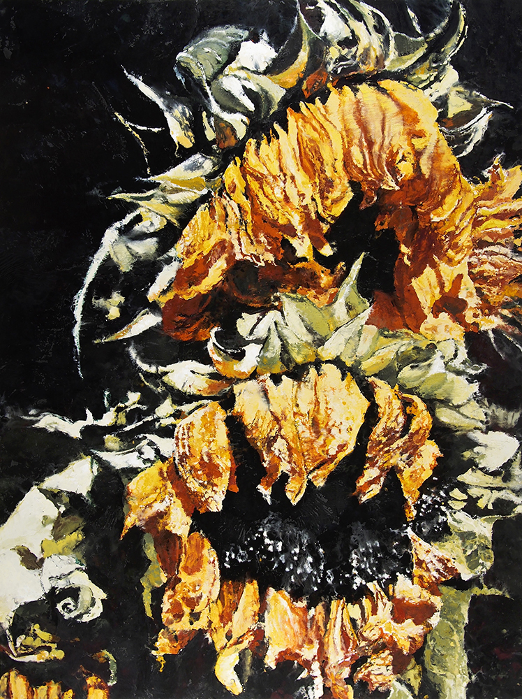 Philippe Cognée, Tournesol, 2019