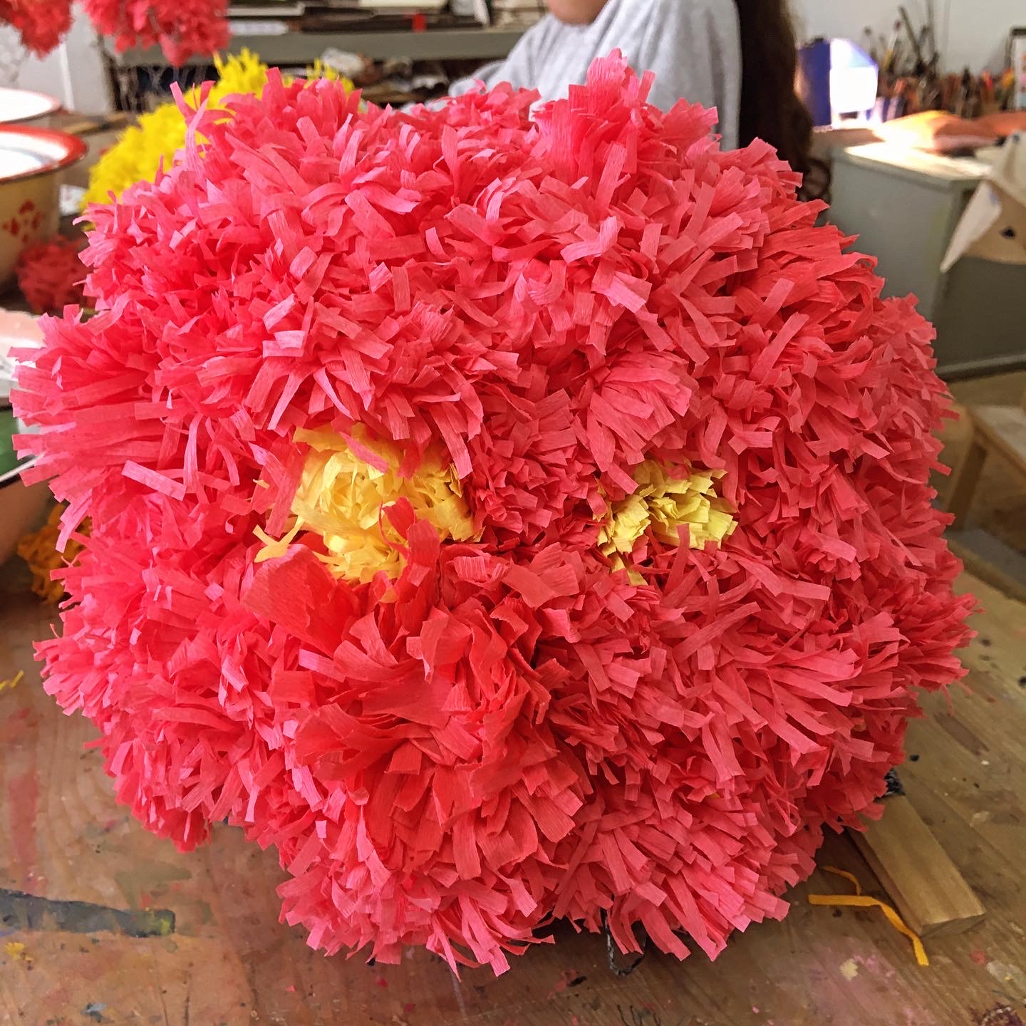 SOPHIE GRASSART, Vue d atelier ROULE CLOCHETTE, exposition La Rose est sans pourquoi 2