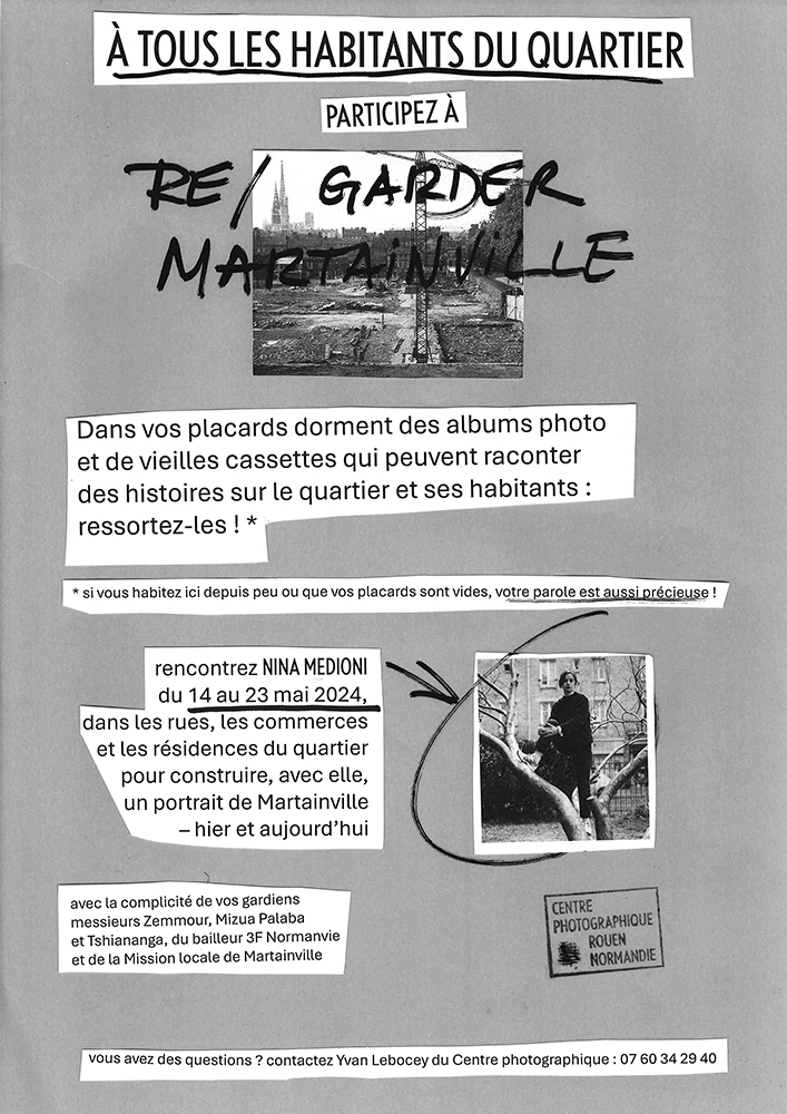 RE:GARDER_MARTAINVILLE Nina Medioni Centre photographique Rouen Normandie