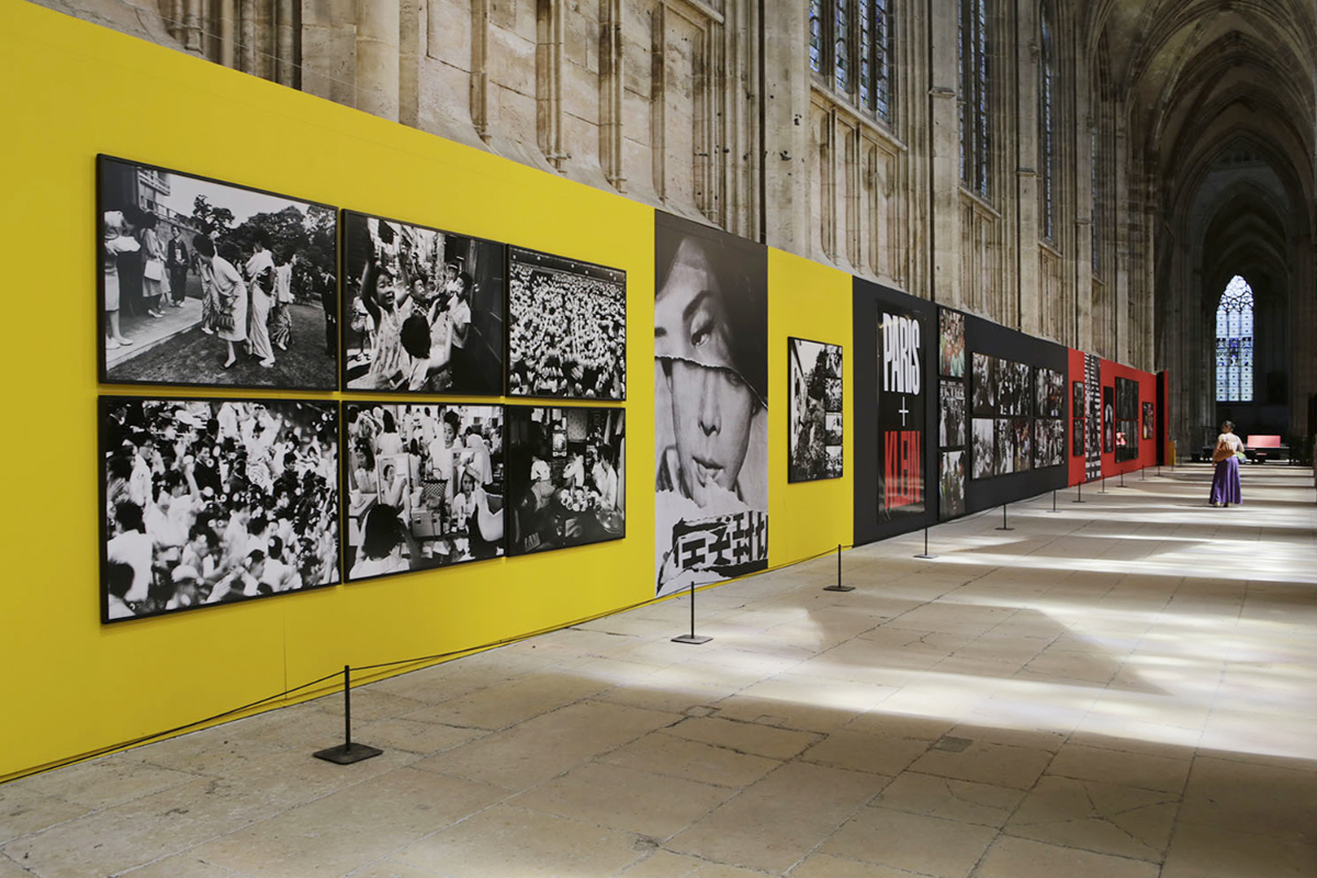 Vue d exposition William Klein Figures du siecle Centre photographique 5