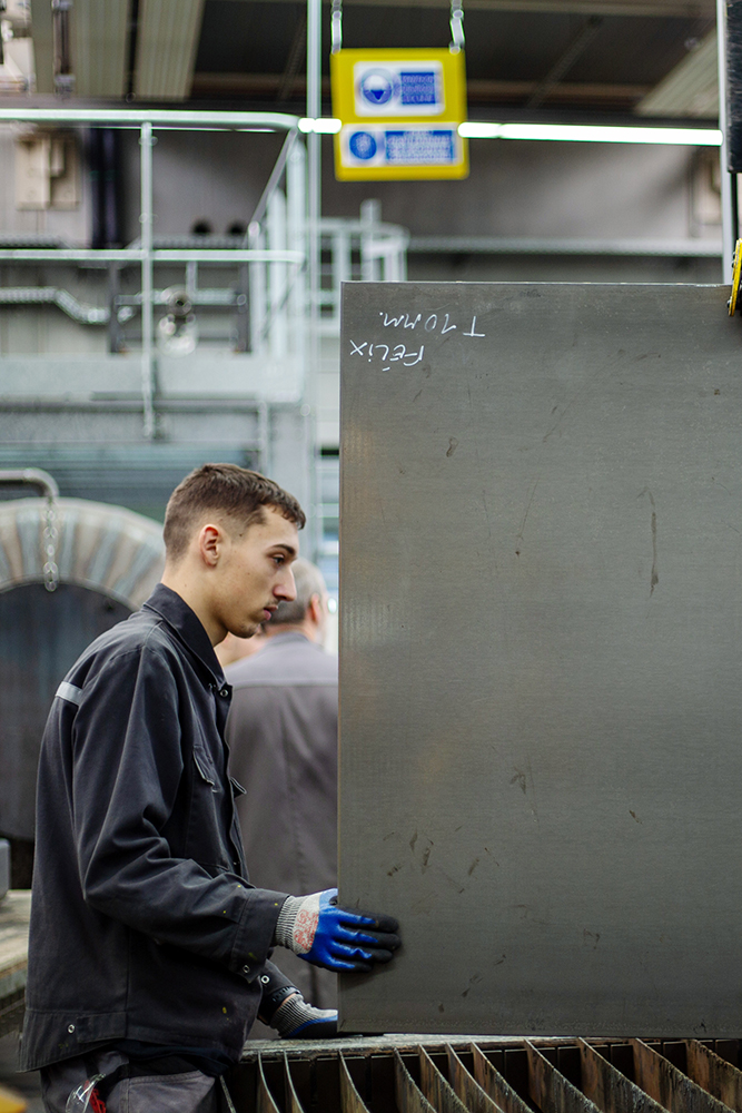 Félix Luque Sánchez, Vue d'atelier Métalmorphose au Lycée Émulation dieppoise (Dieppe), 20259