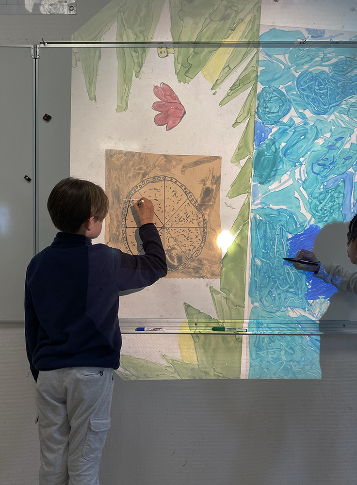 Vue d'atelier ZOOM – VOYAGE COSMIQUE avec Bevis Martin & Charlie Youle 15