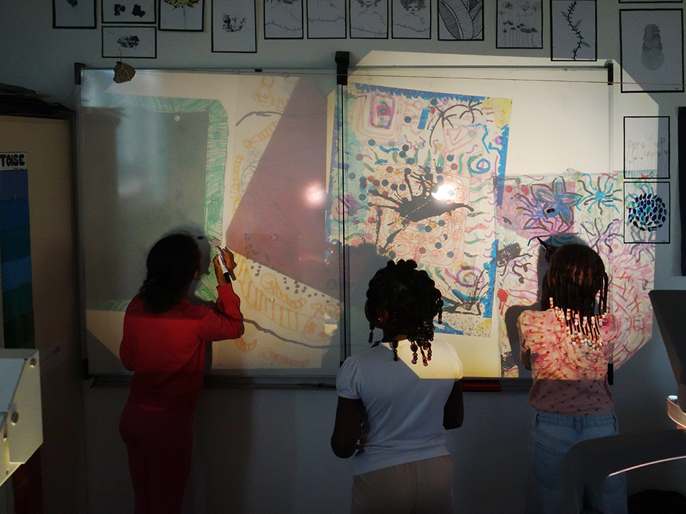 Vue d'atelier ZOOM – VOYAGE COSMIQUE avec Bevis Martin & Charlie Youle 7