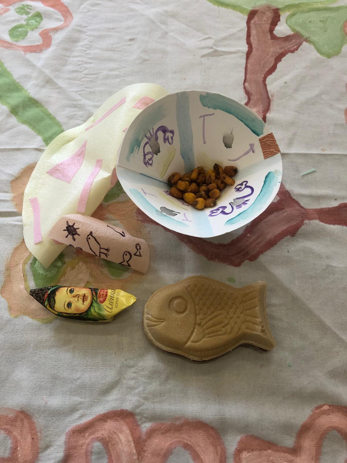 Vue d'atelier furoshiki tortillas avec Sophie Grassart au Centre photographique Rouen Normandie 13