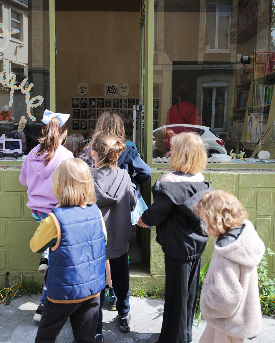 Vue d atelier Bille bang avec Sophie Grassart, exposition Metamorphosis, Centre photographique Rouen Normandie 6